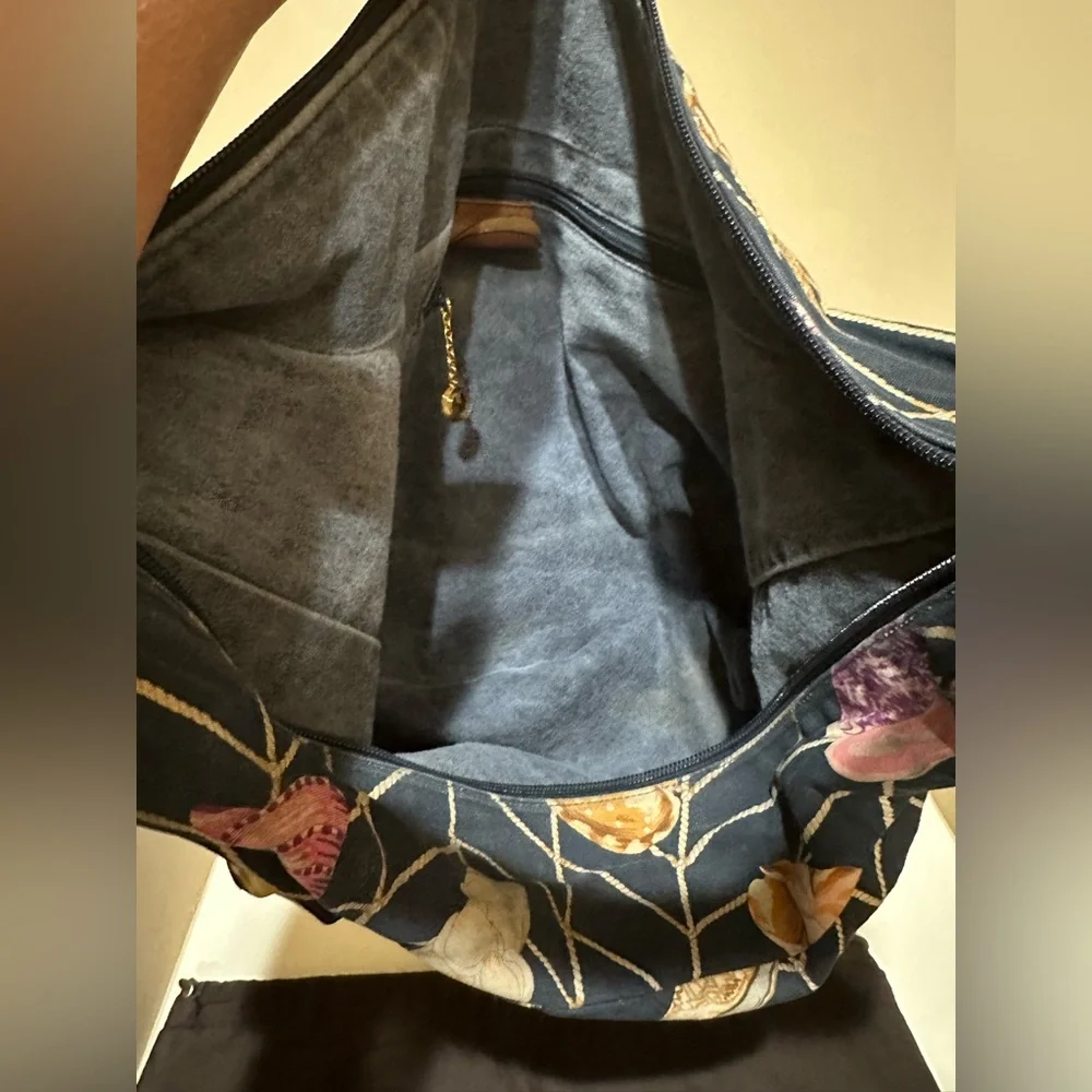 Nautical Gucci x Tom Ford era Hobo Canvas and Leather Rare Bag - Picture 8 of 12